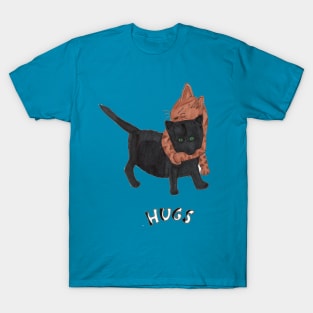 hugging cats T-Shirt